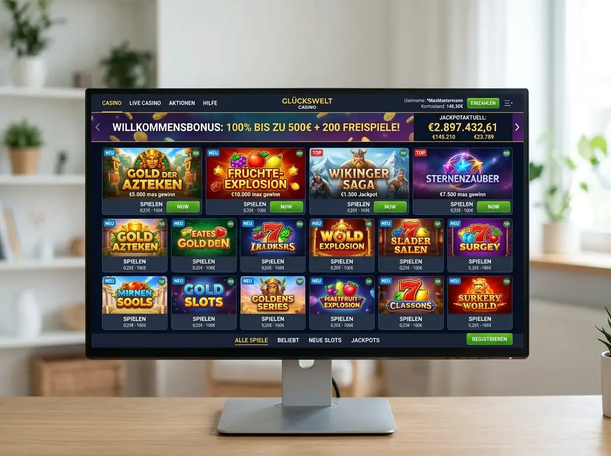 Spieleauswahl bei Royal Planet