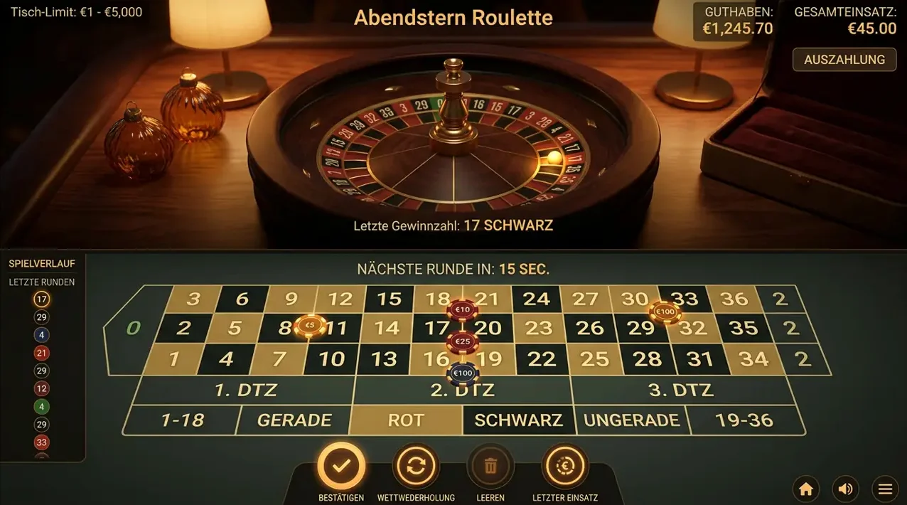 Klassische Tischspiele & Video Poker im Angebot von Royal Planet