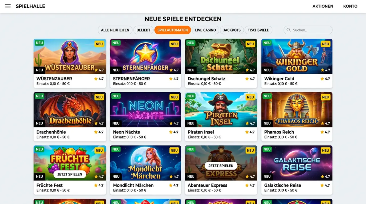 Spezial- & Crash-Spiele — Royal Planet